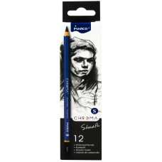 Олівець вугільний Chroma 8040, soft, Marco, 8040S-12CB