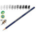 Олівець графітний GOLDFABER, 3H, Faber-Castell, 112513 Олівець графітний GOLDFABER, 3H, Faber-Castell, 112513
