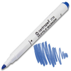 Маркер Textile, 2 мм, синій, Centropen, 2739/03