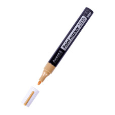 Маркер Paint, 2,4-2,8 мм, круглий, золотий, Axent, 2570-35-A