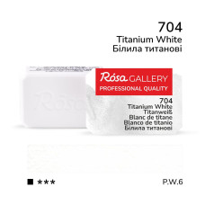 Фарба акварельна, Білила титанові, 2,5мл, ROSA Gallery, 343704 Фарба акварельна, Білила титанові, 2,5мл, ROSA Gallery, 343704