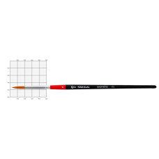 Синтетика кругла, 111, № 4, к.р. пензель ROSA Studio, 18611104