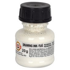 Туш для креслення, 20г, біла, Koh-i-Noor, 1417001