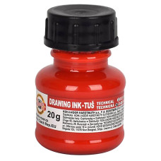 Туш для креслення, 20г, червона, Koh-i-Noor, 1417004