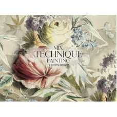 Склейка для змішаних технік, А5+, 15арк., 240г/м2, MUSE, PB-GB-015-052