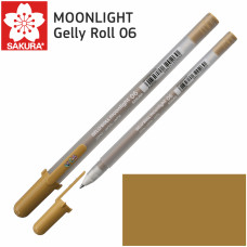 Ручка гелева MOONLIGHT Gelly Roll 06, Жовта вохра, Sakura, XPGB06415