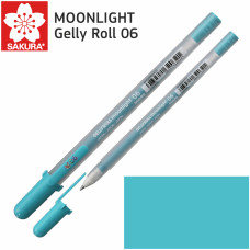 Ручка гелева MOONLIGHT Gelly Roll 06, Зелено-блакитний, Sakura, XPGB06431