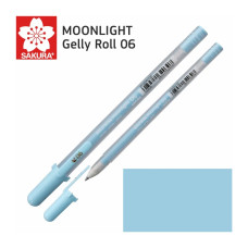 Ручка гелева MOONLIGHT Gelly Roll 06, Небесно-блакитний, Sakura, XPGB06425