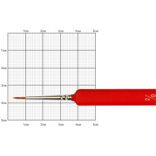 Колонок круглий, Nail art 3009L, № 2/0, к.р. пензель KOLOS, 4230090L20