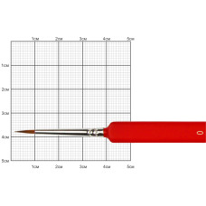 Колонок круглий, Nail art 3009L, № 0, к.р. пензель KOLOS, 4230090L0