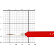 Колонок круглий, Nail art 3009L, № 3/0, к.р. пензель KOLOS, 4230090L30