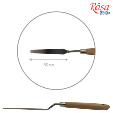 Мастихін 11907 прямокутний, довжина 8,5см, ROSA Studio, 94162120