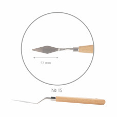 Мастихін 11915 ромб, довжина 5,3см, ROSA Studio, 94162125