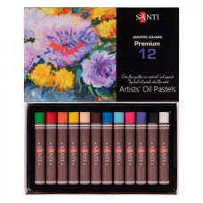 Набір олійної пастелі, 12 кол, Santi, 353184