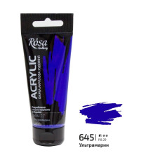 Фарба акрилова, Ультрамарин, 60мл, ROSA Gallery, 3241645