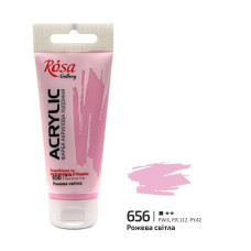 Фарба акрилова, Рожева світла, 60мл, ROSA Gallery, 3241656