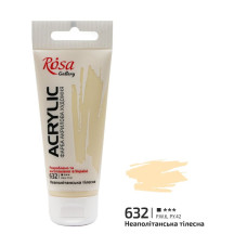 Фарба акрилова, Неаполітанська тілесна, 60мл, ROSA Gallery, 3241632