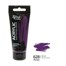 Фарба акрилова, Лілова, 60мл, ROSA Gallery, 3241628