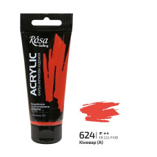 Фарба акрилова, Кіновар, 60мл, ROSA Gallery, 3241624