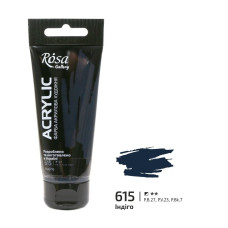 Фарба акрилова, Індіго, 60мл, ROSA Gallery, 3241615