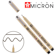 Лінер PIGMA MICRON (10), 0,6мм, Чорний, Sakura, XSDK10#49