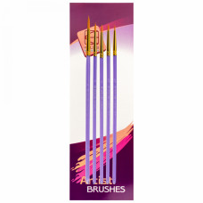 Набір пензлів 7011, синтетика круг. 5шт. KOLOS, 4270115