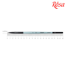 Синтетика саблевидна плоска, даггер, STREAM 143, № 2, к.р. пензель ROSA, 18614302