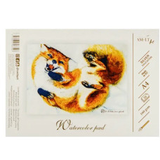 Склейка для акварелі SILVER А4, 160г/м2, 20л, SMILTAINIS, AS-20(160)