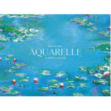 Склейка для акварелі, А5+, 15арк., 300г/м2, MUSE, PB-GB-015-054