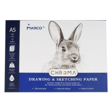 Альбом для рисунку Chroma, А5, 200г/м2, 15л, Marco, 1070-15CBP