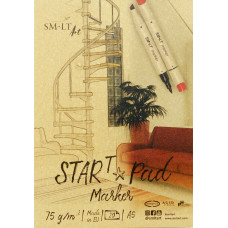 Склейка для маркерів STAR T А5, 75г/м2, 20л, SMILTAINIS, 5MS-20/FSC