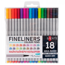 Набір лайнерів, 18 кол, Santi, 390993