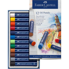 Набір олійної пастелі GOLDFABER, 12 кол, Faber-Castell, 127012