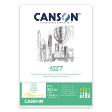 Склейка для ескізів 1557, А5, 120г/м2, 50л, Canson, C204127407