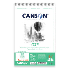 Альбом для ескізів на спіралі 1557, А5, 180г/м2, 30л, Canson, C31412A003 Альбом для ескізів на спіралі 1557, А5, 180г/м2, 30л, Canson, C31412A003