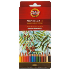 Набір акварельних олівців Mondeluz, 12 кол, Koh-i-Noor, 3716