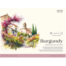 Склейка для акварелі, 240x320, 20арк., 250г/м2, MUSE, PB-GB-020-101