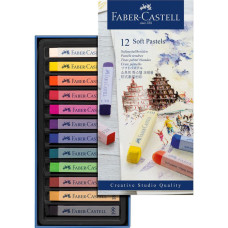 Набір сухої пастелі GOLDFABER, 12 кол, Faber-Castell, 128312