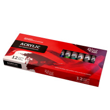 Набір акрилових фарб 12*10мл, ROSA Studio, 9074766