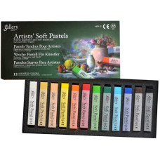 Набір сухої пастелі проф., м'яка, 12 кол, асорті, Mungyo, MPV-12