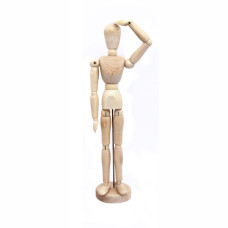Манекен (чоловік), дерево, висота 30,48см, D.K.ART & CRAFT, 94161950