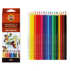 Набір акварельних олівців Mondeluz, 18 кол, Koh-i-Noor, 3717