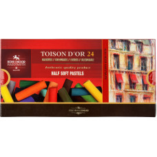 Набір сухої пастелі TOISON D'OR, 1/2, 24 кол, Koh-i-Noor, 8544