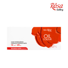 Набір олійних фарб 12*20мл, ROSA Gallery, 131004