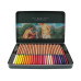 Набір акварельних олівців FineArt, 48 кол, кедр, метал. пенал, Marco, FineArtAqua-48TN