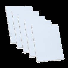 Картон грунтований, 10*15 см (набір 5 шт), 3 мм, акрил, ROSA Studio, GPA1801015