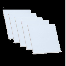 Картон грунтований, 15*15 см (набір 5 шт), 3 мм, акрил, ROSA Studio, GPA1801515