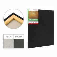 Підрамник, 20*20 см, модуль №0, др. зерно, Чорний, бавовна, ROSA Gallery, GPA3842020