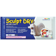 Маса для моделювання, біла, самозастигаюча, 250г, ''Sculpt Dry'', MUNGYO, 985503