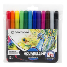 Набір акварельних маркерів, 12 кол, Centropen, 8683/12